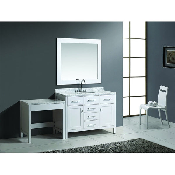 Design Element London 78-inch Single Sink Espresso Vanity Set with