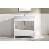 Estate Transitional White 36" Single Sink Vanity | ES-36-WT