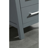 Design Element London 66" Transitional Tall Linen Cabinet