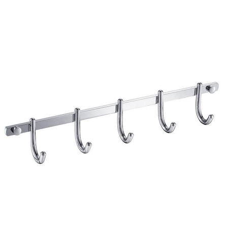 Fresca Curved Bathroom Hooks (x5) - Chrome