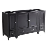 Fresca Oxford 60" Espresso Traditional Bathroom Cabinets