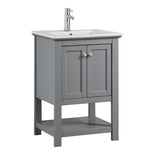 Fresca Manchester 24" Gray Traditional Bathroom Vanity