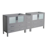 Fresca Torino 83" Gray Modern Bathroom Cabinet