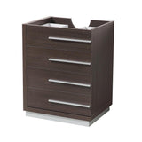 Fresca Livello 24" Gray Oak Modern Bathroom Cabinet