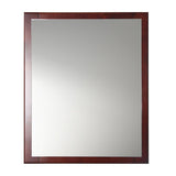 Fresca Oxford 26" Mahogany Mirror