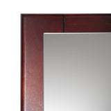 Fresca Oxford 26" Mahogany Mirror