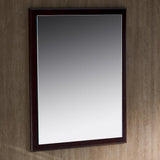 Fresca Oxford 26" Mahogany Mirror