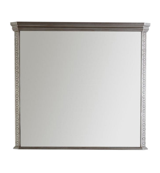 Fresca Platinum London 40" Antique Silver Bathroom Mirror