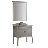 Fresca Platinum London 32" Antique Silver Bathroom Vanity