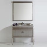 Fresca Platinum London 40" Antique Silver Bathroom Vanity