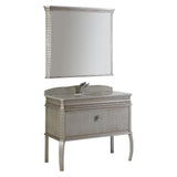 Fresca Platinum London 40" Antique Silver Bathroom Vanity