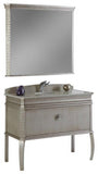 Fresca Platinum London 40" Antique Silver Bathroom Vanity