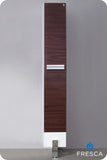 Fresca Adour Dark Walnut Bathroom Linen Side Cabinet