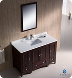 Fresca Oxford 48" Mahogany Traditional Bathroom Vanity