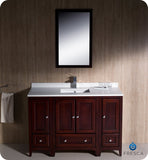 Fresca Oxford 48" Mahogany Traditional Bathroom Vanity