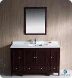 Fresca Oxford 54" Mahogany Traditional Bathroom Vanity