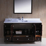 Fresca Oxford 60" Bathroom Vanity