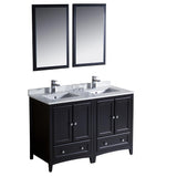 Fresca Oxford 48" Double Sink Vanity