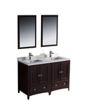 Fresca Oxford 48" Double Sink Vanity