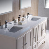 Fresca Oxford 72" Double Sink Vanity