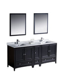 Fresca Oxford 72" Double Sink Vanity