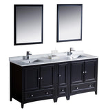 Fresca Oxford 72" Double Sink Vanity