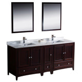 Fresca Oxford 72" Double Sink Vanity