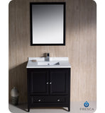 Fresca Oxford 30" Espresso Traditional Bathroom Vanity