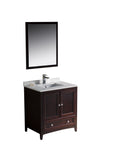 Fresca Oxford 30" Gray Traditional Bathroom Vanity