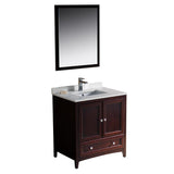 Fresca Oxford 30" Gray Traditional Bathroom Vanity