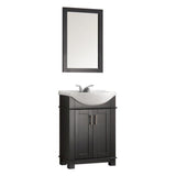 Fresca Hartford 24" Black Traditional Bathroom Vanity