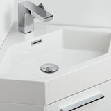 Fresca Coda 18" White Corner Bathroom Vanity