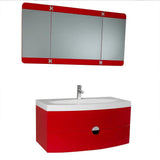 Fresca Energia 36" Bathroom Vanity w/ Folding Mirror