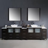 Fresca Torino 108" Double Vessel Sink Vanity