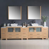 Fresca Torino 108" Double Vessel Sink Vanity