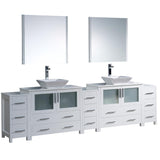 Fresca Torino 108" Double Vessel Sink Vanity