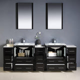 Fresca Torino 84" Integrated Double Sink Vanity