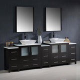 Fresca Torino 96" Double Vessel Sink Vanity