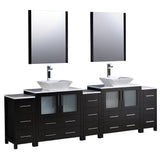 Fresca Torino 96" Double Vessel Sink Vanity