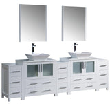 Fresca Torino 96" Double Vessel Sink Vanity