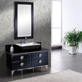 Fresca Moselle 47" Modern Glass Bathroom Vanity