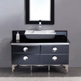 Fresca Moselle 47" Modern Glass Bathroom Vanity