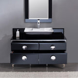 Fresca Moselle 47" Modern Glass Bathroom Vanity