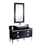 Fresca Moselle 47" Modern Glass Bathroom Vanity