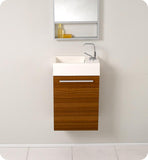 Fresca Pulito 16" Small Bathroom Vanity