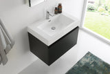 Fresca Mezzo 30" Wall Hung Bathroom Vanity