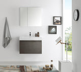 Fresca Mezzo 30" Wall Hung Bathroom Vanity