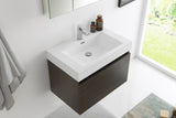 Fresca Mezzo 30" Wall Hung Bathroom Vanity