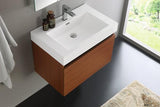 Fresca Mezzo 30" Wall Hung Bathroom Vanity