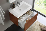 Fresca Mezzo 30" Wall Hung Bathroom Vanity